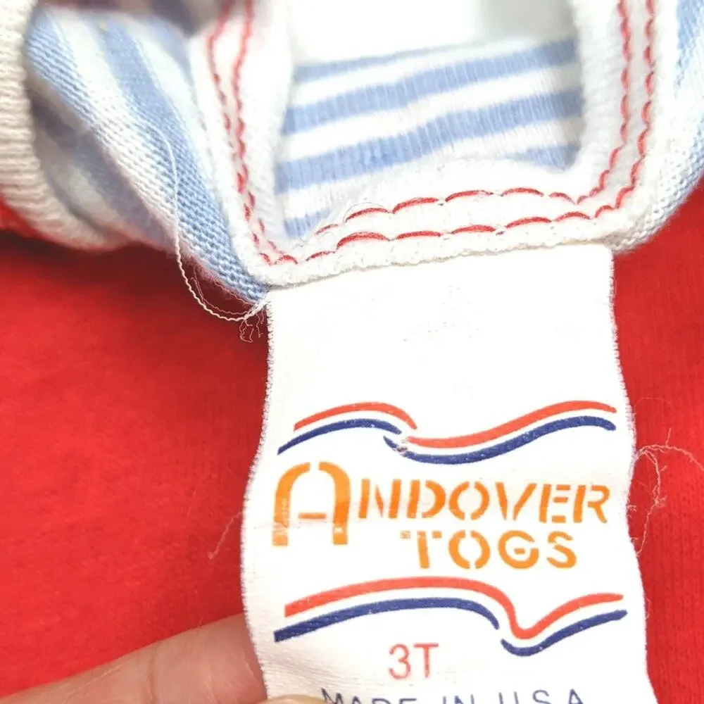 Vintage Andover Togs Tank Top Boys Size 2T Mesh